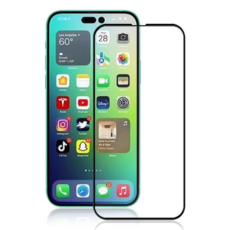 Curved Full Coverage Tempered Glass Screen Protector for iPhone 14 Pro Max Curved Full Coverage Tempered Glass Screen Protector for iPhone 14 Pro Max